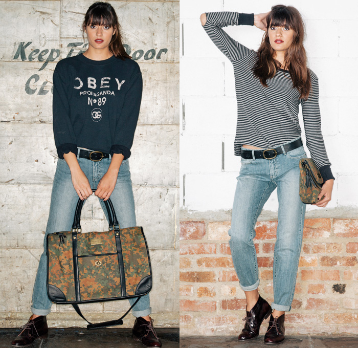 OBEY Clothing 2013 Fall Womens Lookbook | Denim Jeans Fashion Week ...