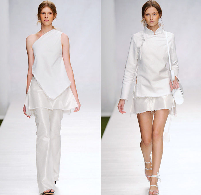 Marques’ Almeida 2014 Spring Summer Womens | Denim Jeans Fashion Week ...