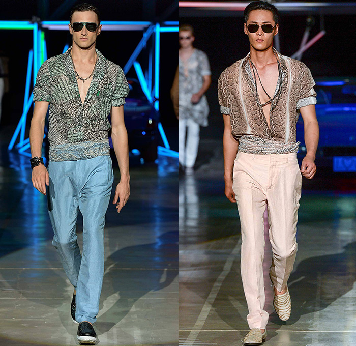 Roberto Cavalli 2015 Spring Summer Mens Runway | Denim Jeans Fashion ...
