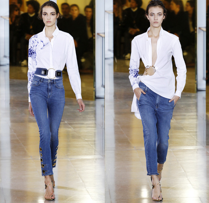 bad Madeliefje censuur Anthony Vaccarello 2016 Spring Summer Womens Runway | Denim Jeans Fashion  Week Runway Catwalks, Fashion Shows, Season Collections Lookbooks > Fashion  Forward Curation < Trendcast Trendsetting Forecast Styles Spring Summer  Fall Autumn Winter Designer Brands
