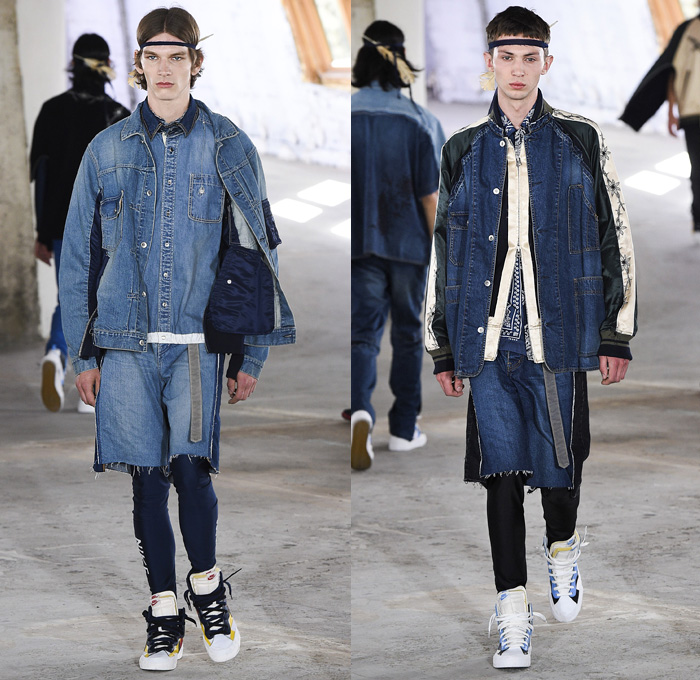 Sacai 2019 Spring Summer Mens Runway Collection | Denim Jeans Fashion ...