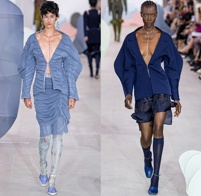 Richard Malone 2020 Spring Summer Womens Runway | Denim Jeans Fashion ...
