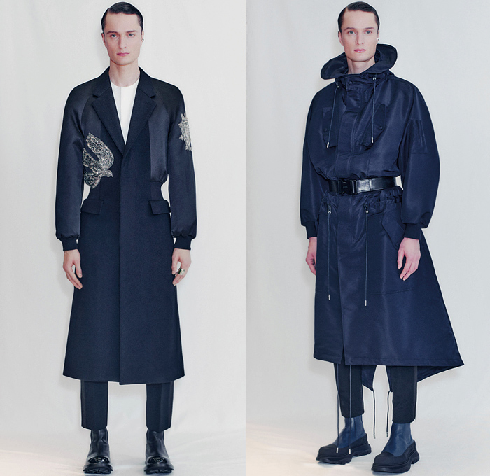 Alexander McQueen 2021-2022 Fall Autumn Winter Mens Looks | Fashion ...