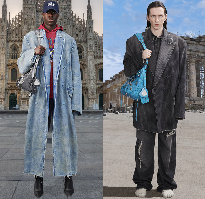 Balenciaga Couture Fall 2021 Milan - Fashionably Male