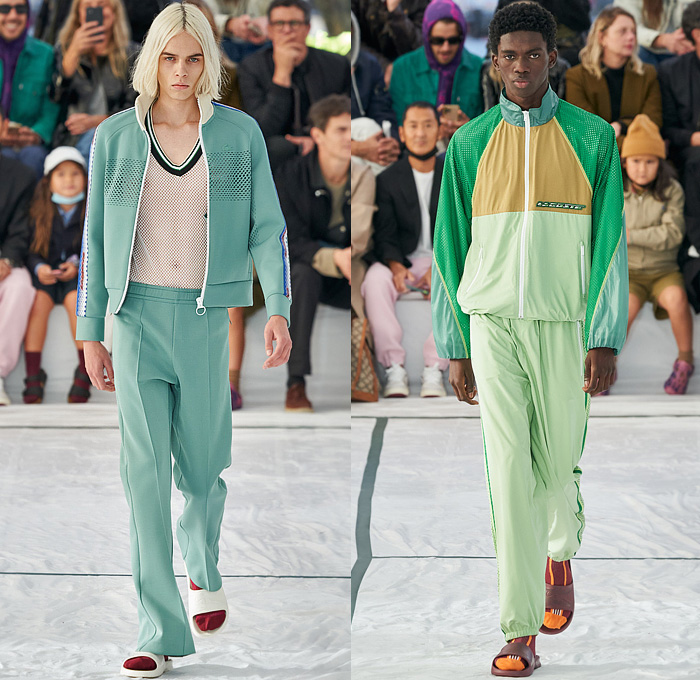 LACOSTE by Louise Trotter. Highlight runway images (Menswear