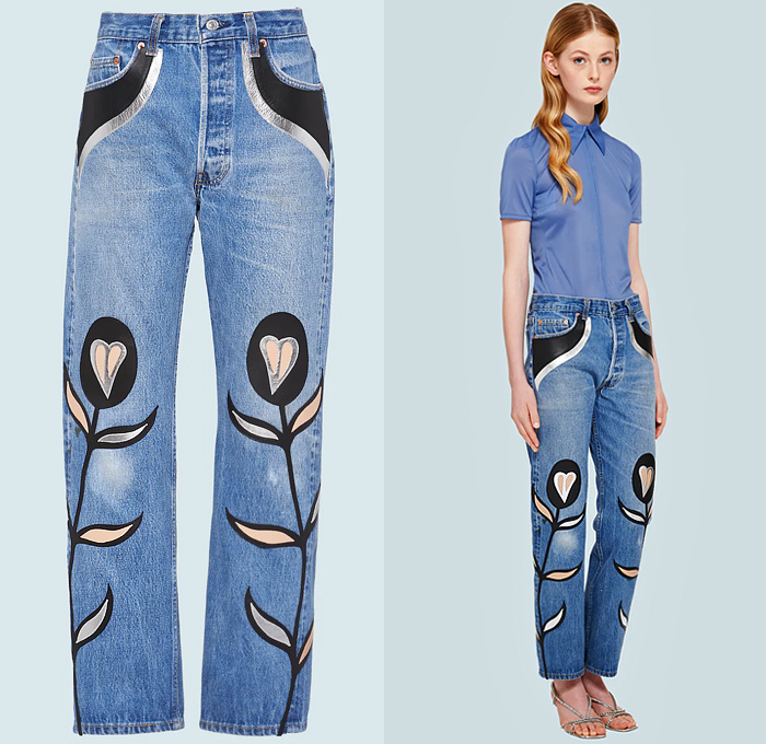 Miu Miu x Levi’s Collaboration Upcycled Denim Jeans | Fashion Forward ...