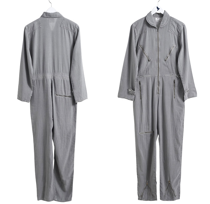 MiH Jeans Womens The Boiler Suit Zip Detail All-in-One | Fashion ...